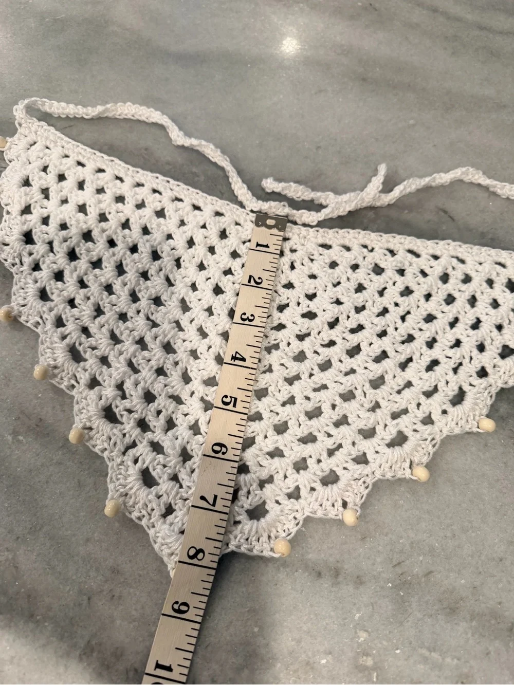Handmade crochet kerchief